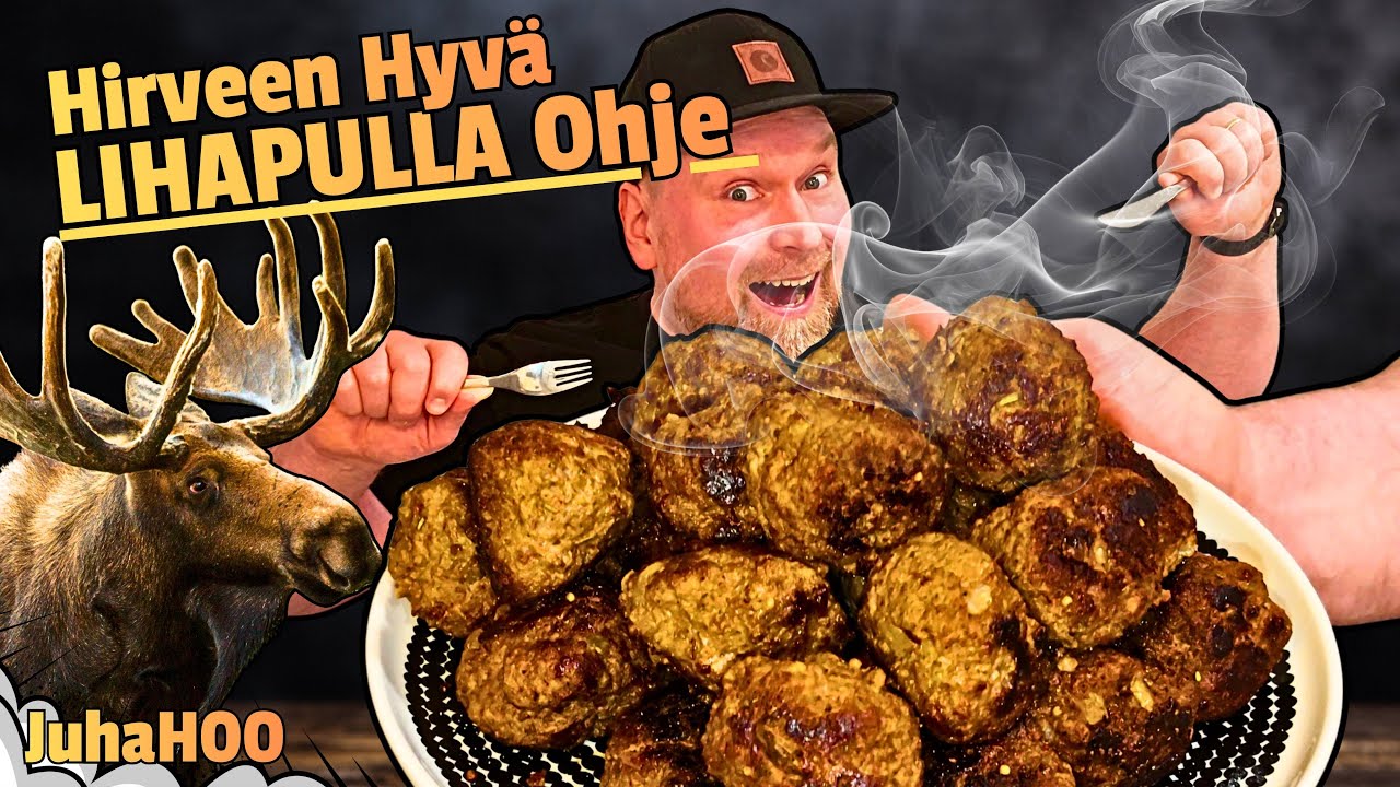 Hirveen HYVÄ LIHAPULLA Ohje - Helppo Suomalainen Arkiruokaresepti