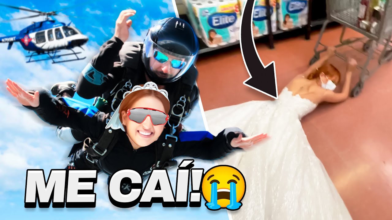 24HRS EN MI VESTIDO DE NOVIA | LO DESTRUÍ POR COMPLETO 😂