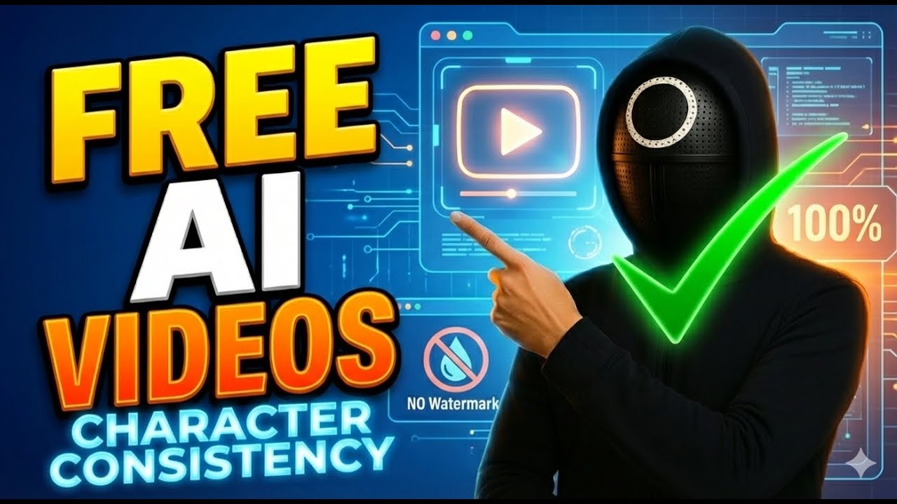 Create 100% FREE AI Videos with Consistent Characters (No Watermark)