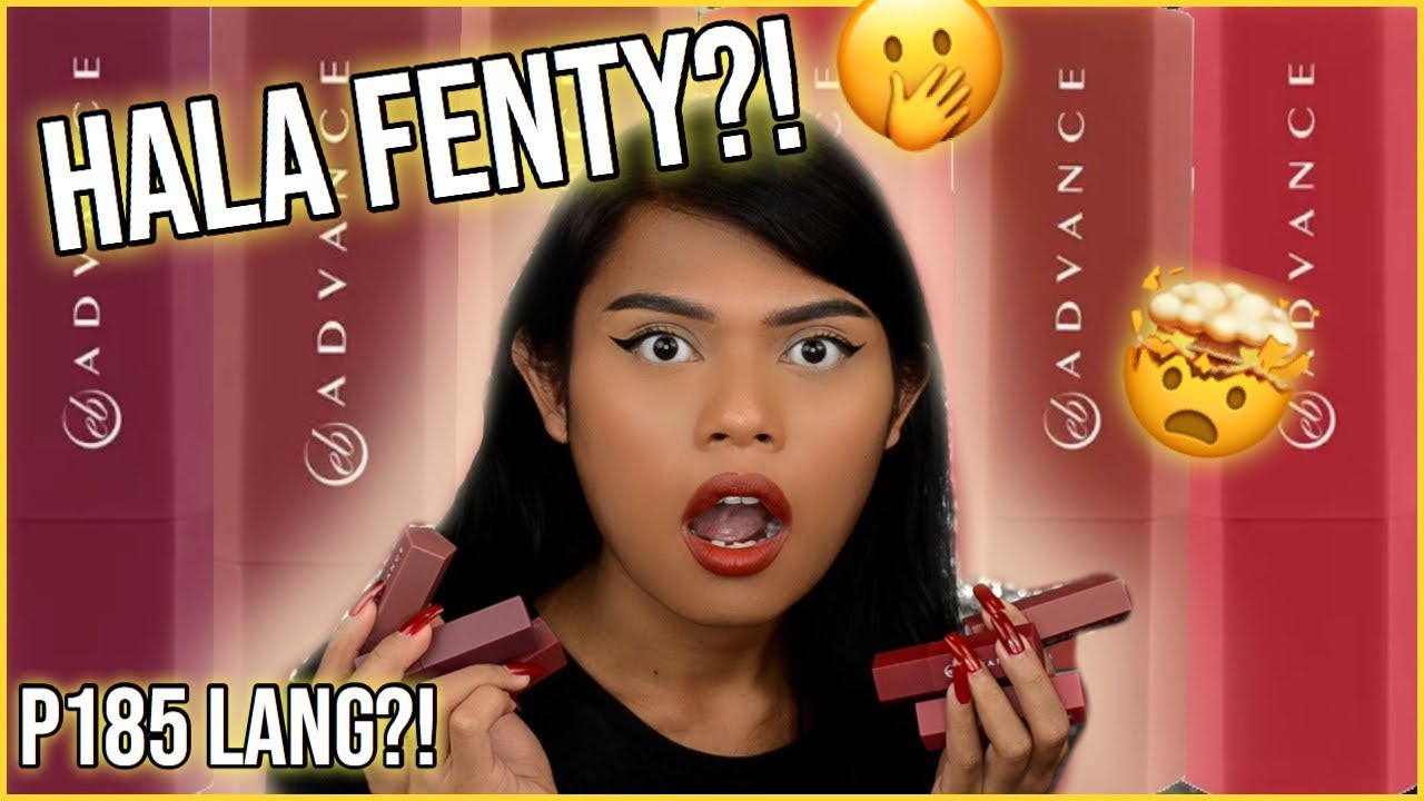 BAGONG EB ADVANCE ABSOLUTE MATTE LIPSTICK!!! LAKAS MAKA FENTY BEAUTY NAINTRIGA AKO!!! + GIVEAWAY!!!
