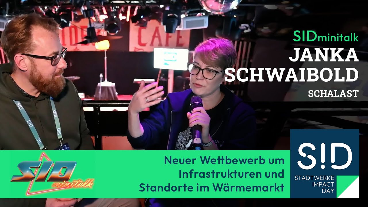 SID2024 MiniTalk | Janka Schwaibold: Neuer Wettbewerb um Infrastrukturen und Standorte im Wärmemarkt
