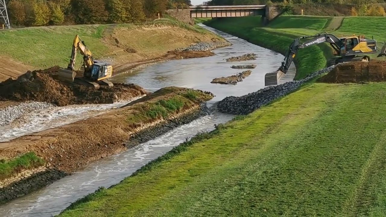 neue Emscher-Mündung in Dinslaken/Voerde