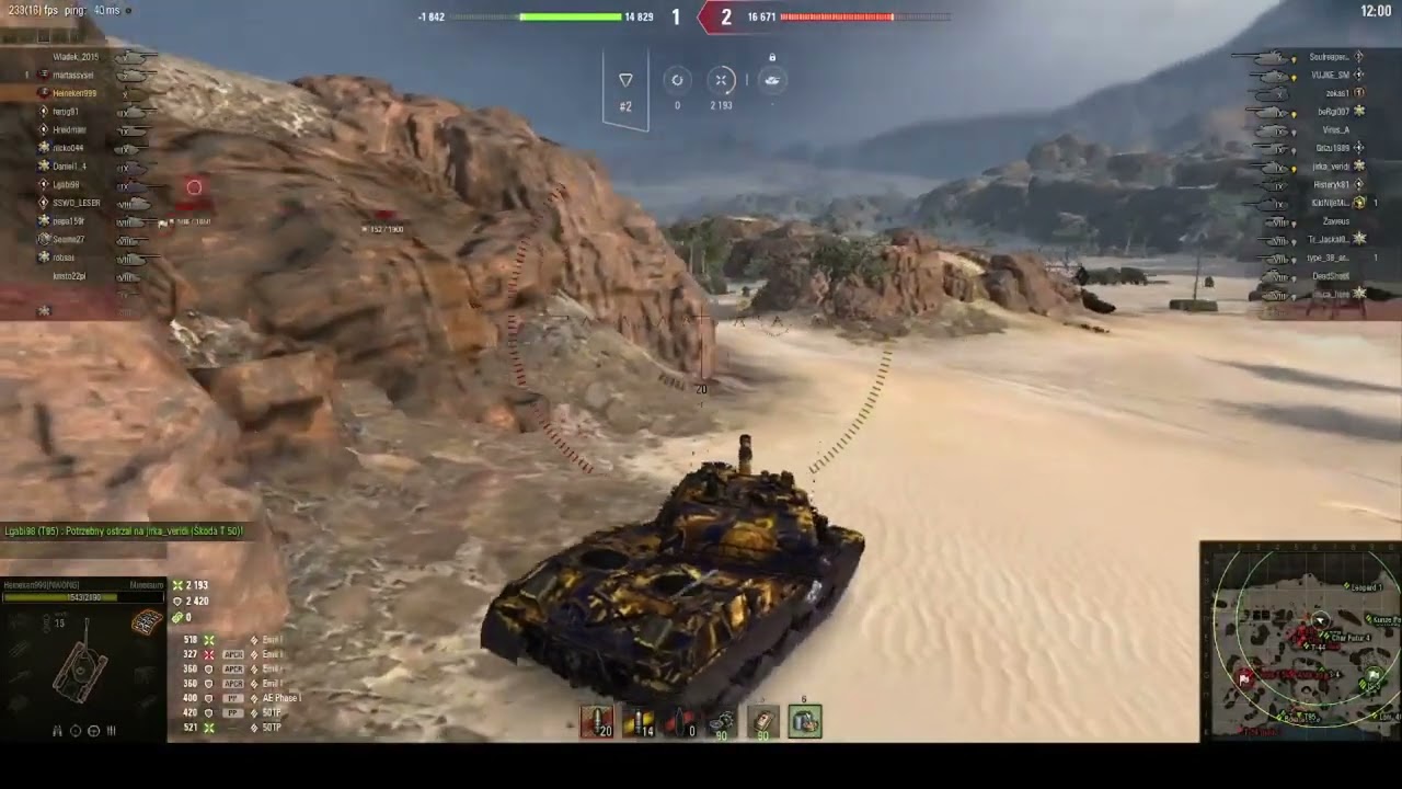 Ładny wyciąg na Controcarro 3 Minotauro 9400dmg 7 killi gracza Heineken999  - World of Tanks