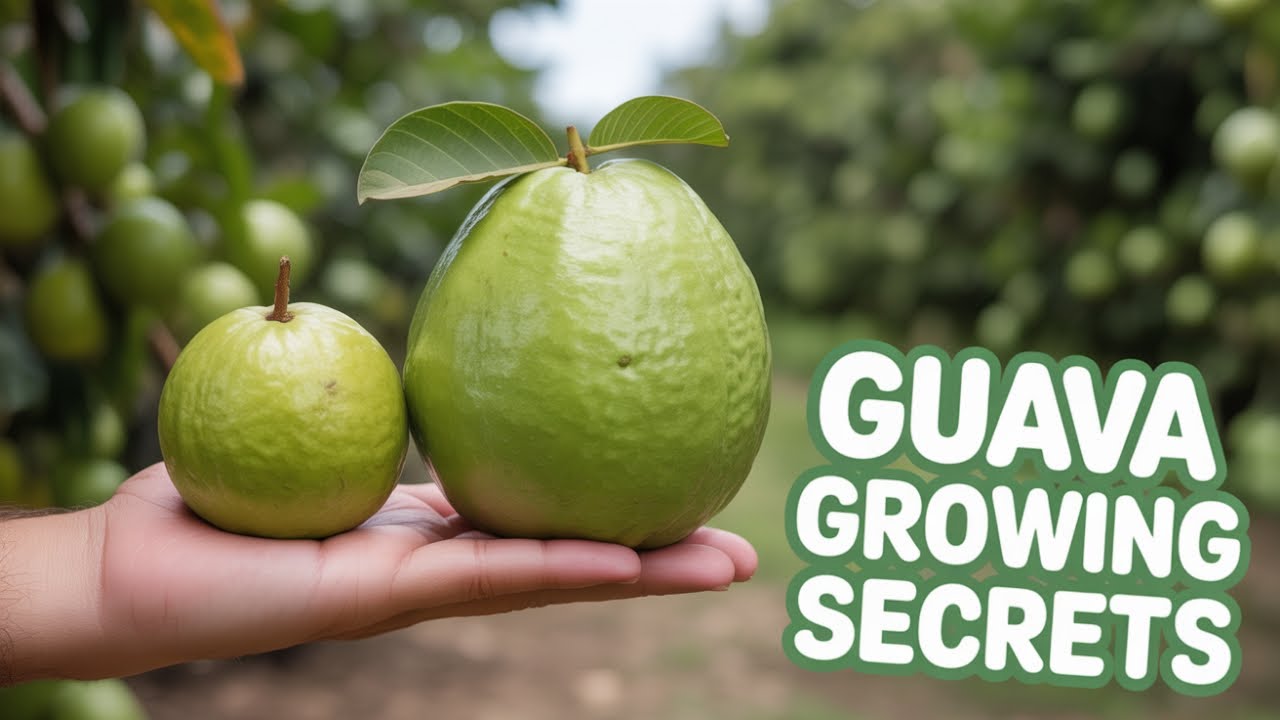 How to Grow Giant Guavas Complete Guava Tree Growing Process & Harvest