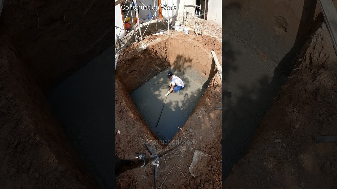 Excellent Water Tank Construction Skills of Construction Workers #constructionworkers #construction