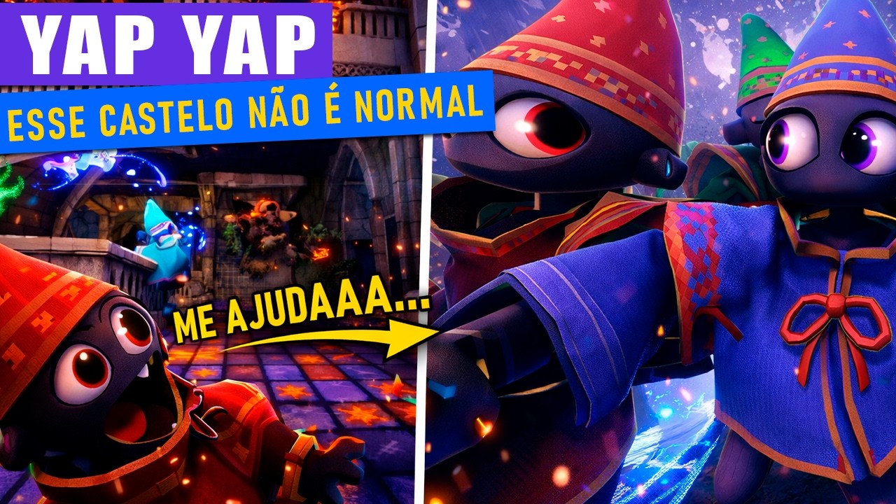 FUI EXPLORAR UM CASTELO… e me arrependi YAP YAP 💀 #yapyap #jogoscoop #jogosdeterror #jogoscomamigos