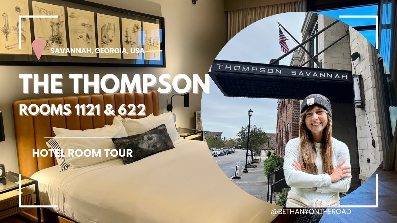 Hotel Room Tour: The Thompson, Savannah Georgia: Rooms 1121 & 622