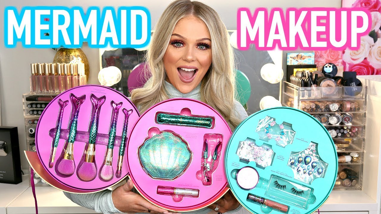 NEW TARTE MERMAID MAKEUP COLLECTION | FULL FACE FIRST IMPRESSIONS