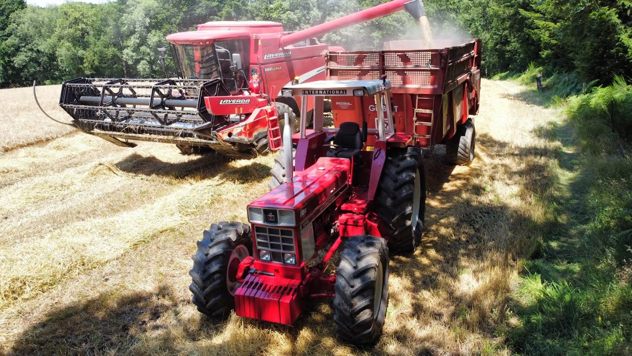 Moisson d'orge 2024!!! #agriculture #laverda#Deutzfahr#IH 1046#rolland#Giibert