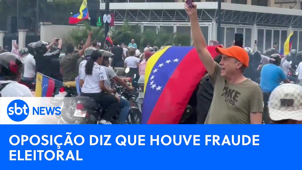Oposição diz ter provas da vitória de Edmundo González na Venezuela | #SBTNewsnaTV (30/07/24)