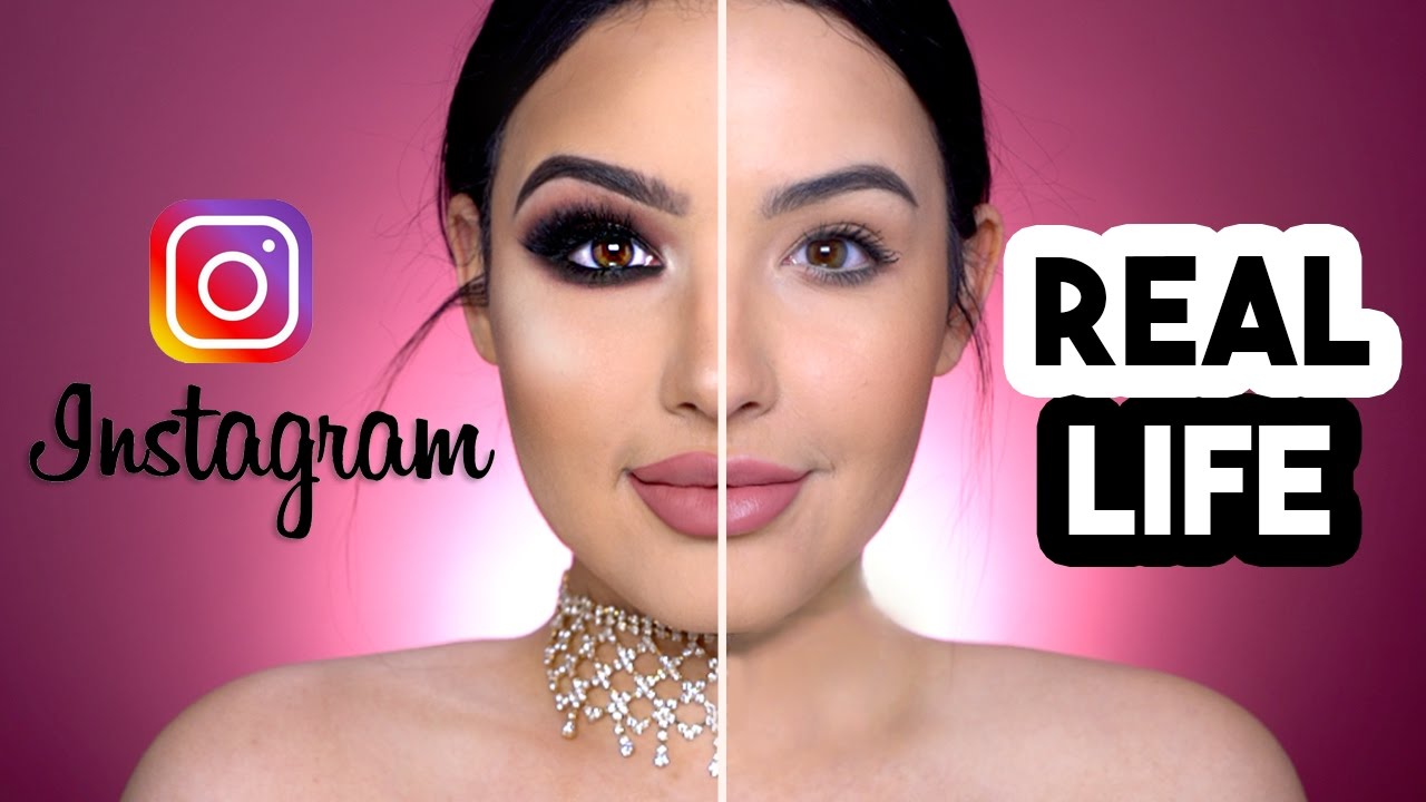 INSTAGRAM VS. EVERYDAY REAL LIFE MAKEUP