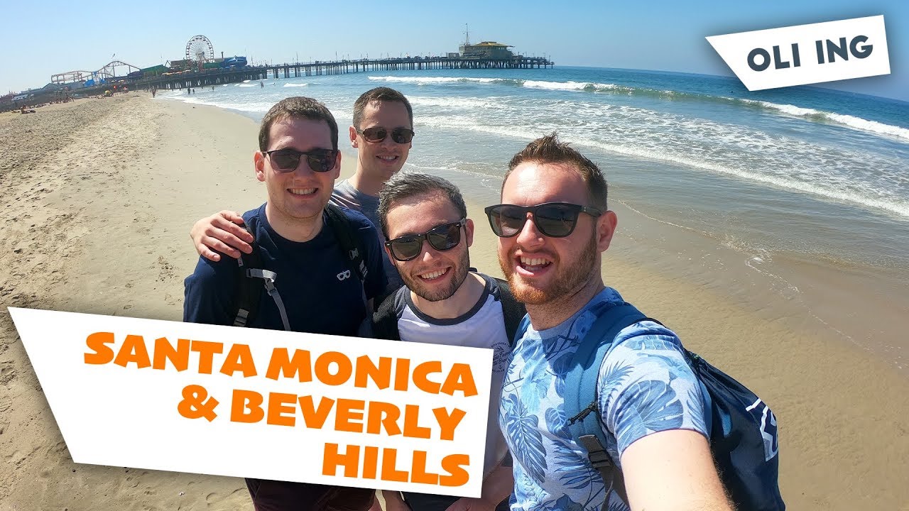 A Day in Santa Monica And Exploring Beverly Hills In Hollywood