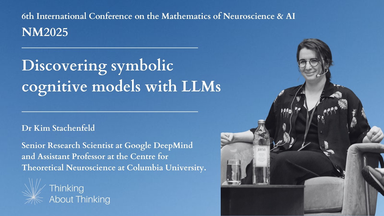 Discovering symbolic cognitive models with LLMs (Dr Kim Stachenfeld)