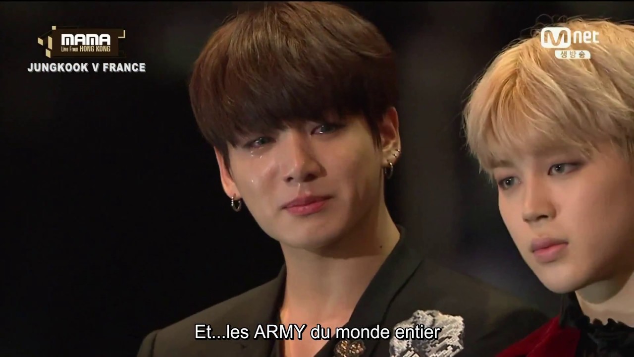 [VOSTFR] 161202 BTS 2016 MAMA Daesang Artist Of The Year