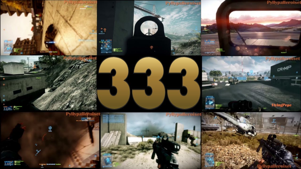 Pyllypalleroisten BF3 parhaat palat