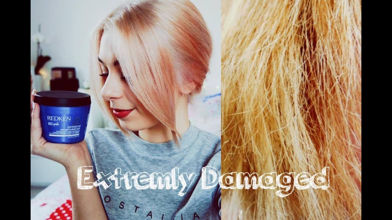 EXTREM kaputte Haare reparieren// Tönen OHNE Chemie