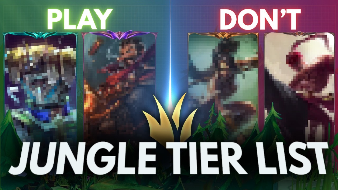Strongest Junglers NEW Tier List (make climbing easy) | Patch 26.15
