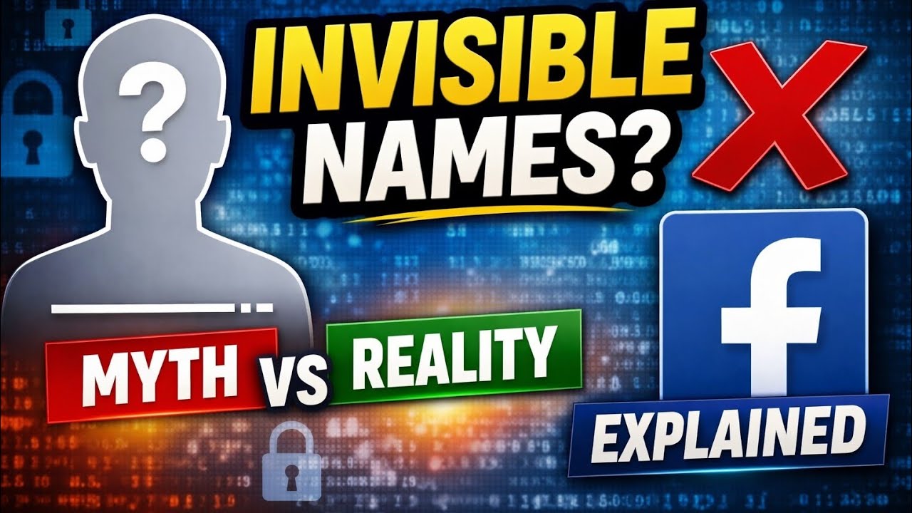 Invisible Names on Facebook: Why They Don’t Work Anymore | Tech Explained