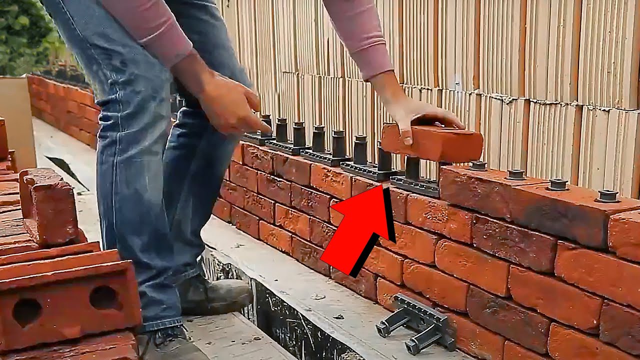सीमेंट के बिना ईंटो की चिनाई का ये है आधुनिक तरीका || Amazing New Constructions Technology