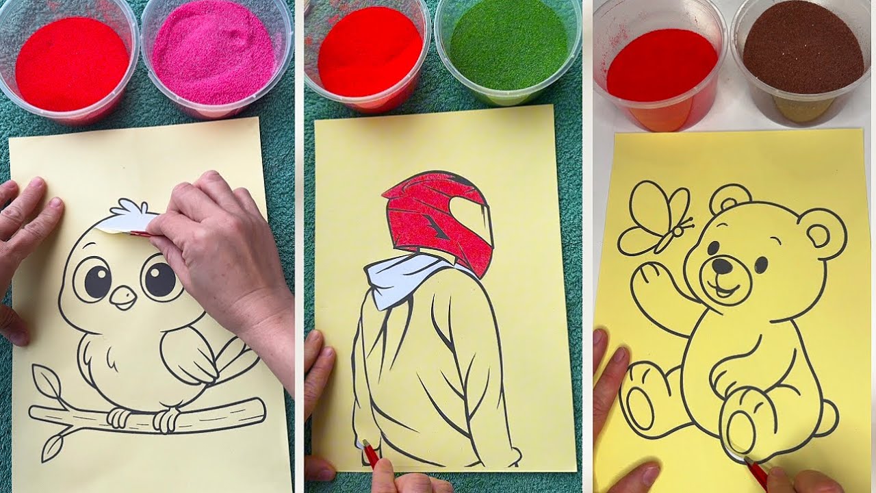 Sand Art RELAX and ENJOY #sandart #odlysatisfying #satisfying #sandasmr 