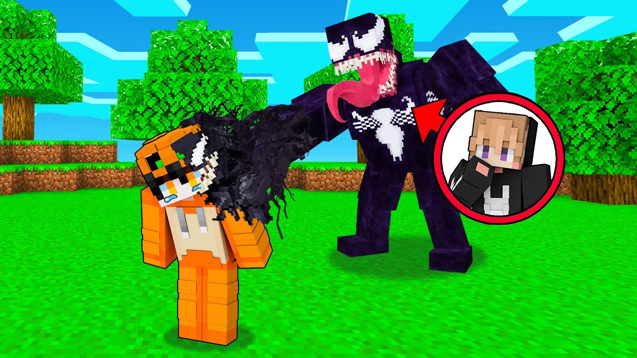 AKU PRANK TEMANKU SAMPAI NANGIS JADI VENOM JAHAT DI MINECRAFT!!