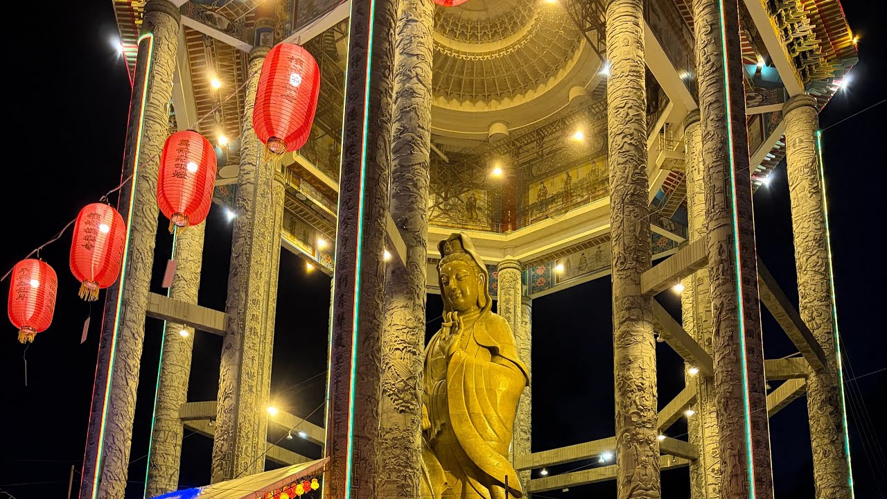 槟城 农历新年白天和夜晚的极乐寺 你们都去看吗? Chinese New Year Day vs Night view of Kek Lok Si 