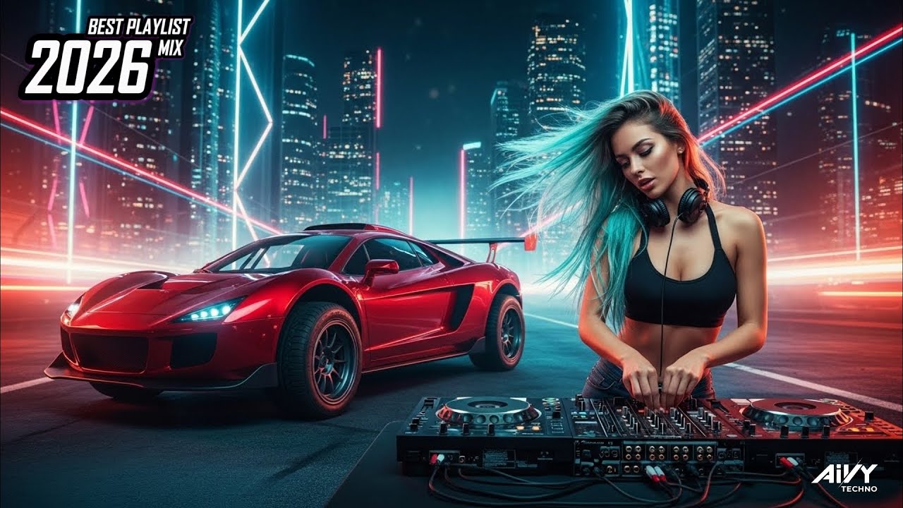 🔥Bass Boosted CAR MUSIC EDM Mix 2026🚗| Night Drive, Techno Drops & Club Banger – AIVY TECHNO Vol.107