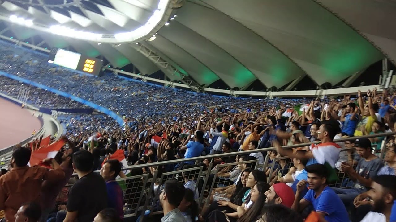 Best FOOTBALL fans in the world. INDIA