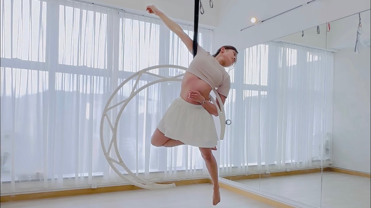 Aerial Moon Choreography - River Flows in You