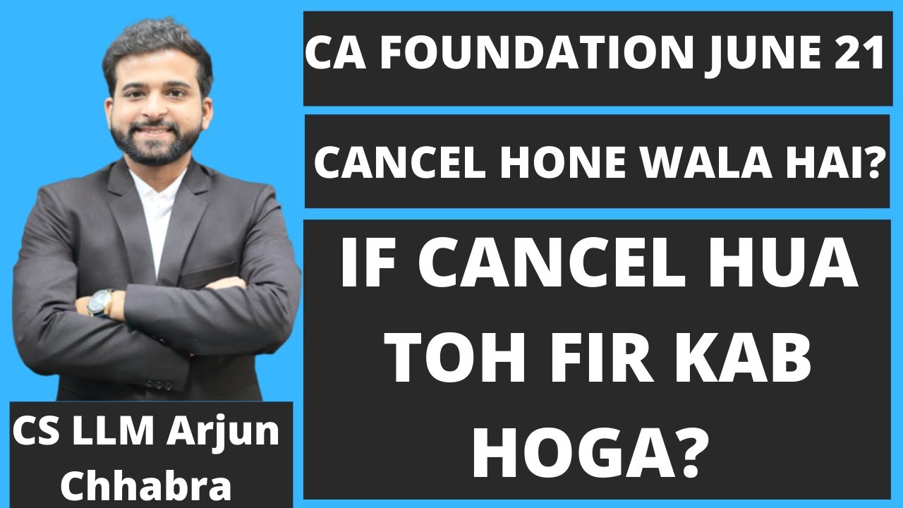 CA FOUNDATION POSTPONED | CA EXAMS MAY 2021 | CA EXAMS POSTPONED | CA EXAM MAY 2021 POSTPONED