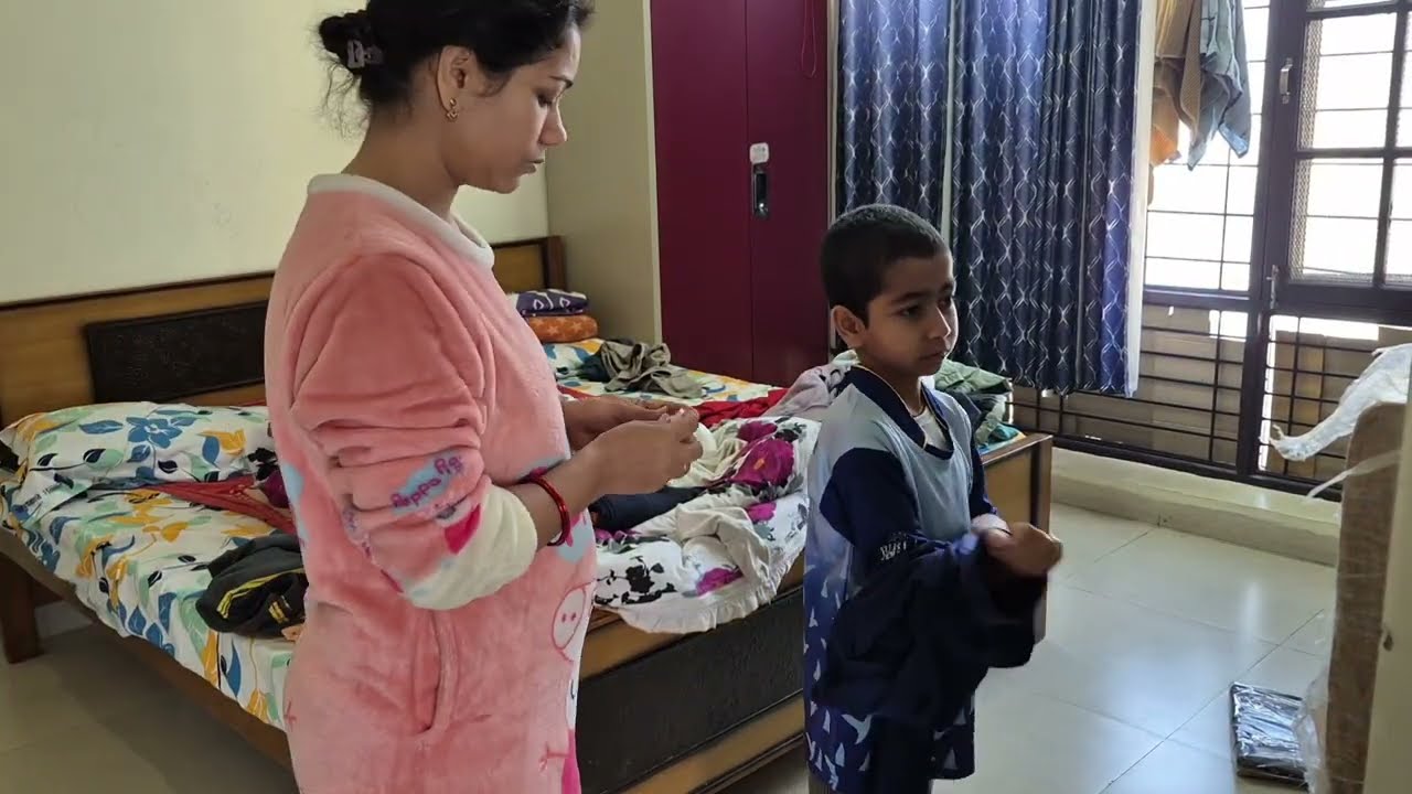 Winter break ख़तम 😱 daily morning routine बचे चावल से बनाया instant set डोसा recipe 😋👌 daily vlogs🍱