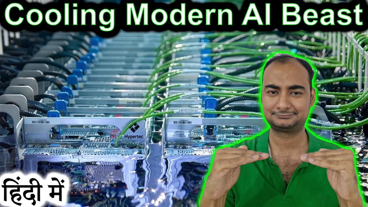 Cooling Modern AI Beast Explained in HINDI {Computer Wednesday}