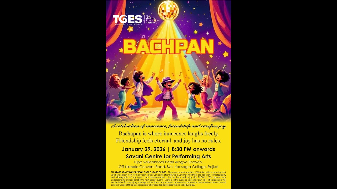 BACHPAN | 29-Jan-2026 | 8:30 PM ‪@tgeslive‬ ‪@TGESStudio‬