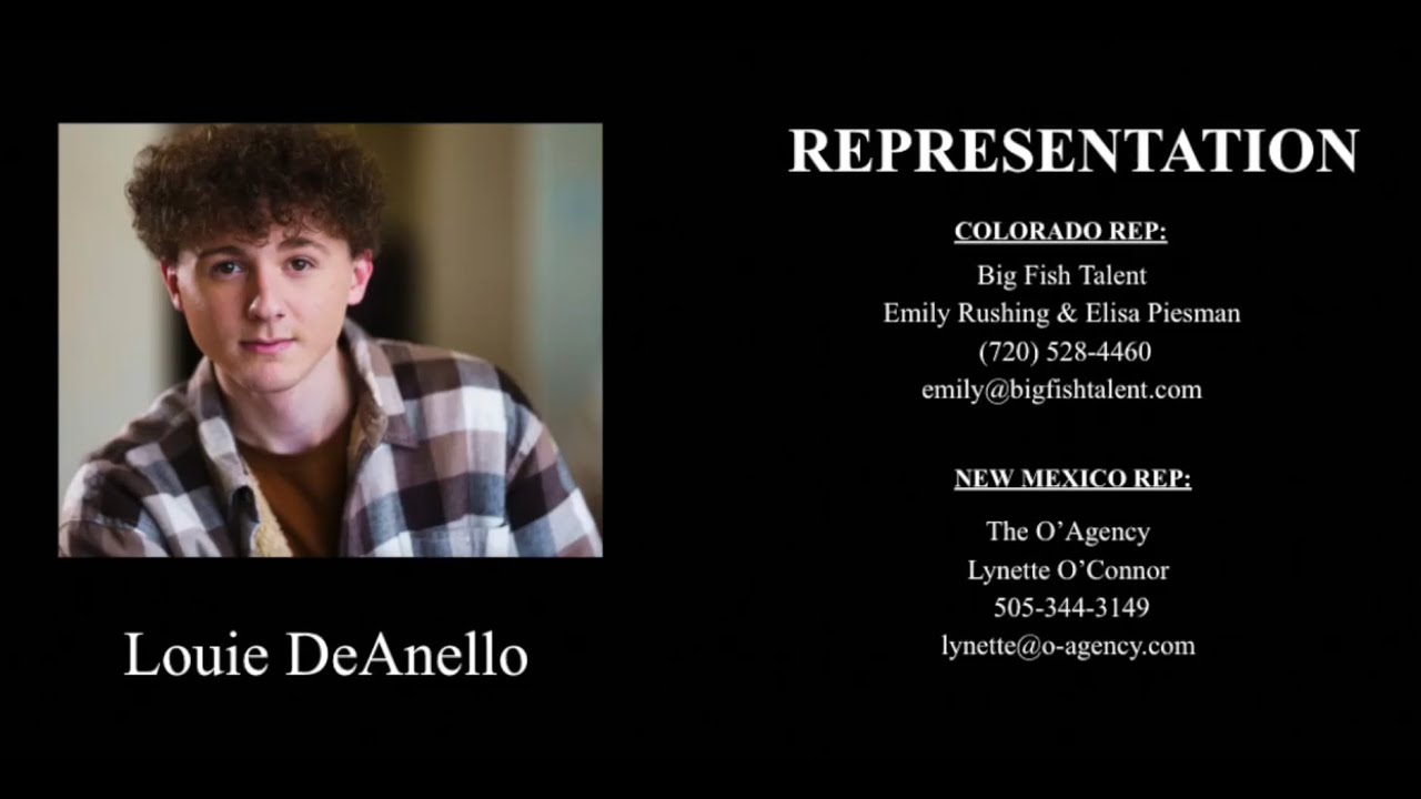 Louie DeAnello - ACTING REEL