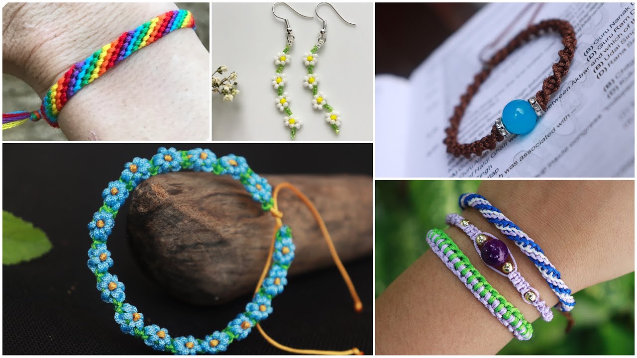 5 Jewelry Making Ideas | How To Make Jewelry At Home | DIY Bracelet Ideas | Creation&you