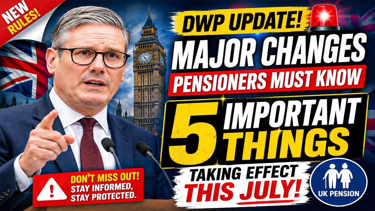 🚨 Обновление DWP за июль 2026 года | 5 новых правил, о которых должен знать каждый пенсионер в Ве...