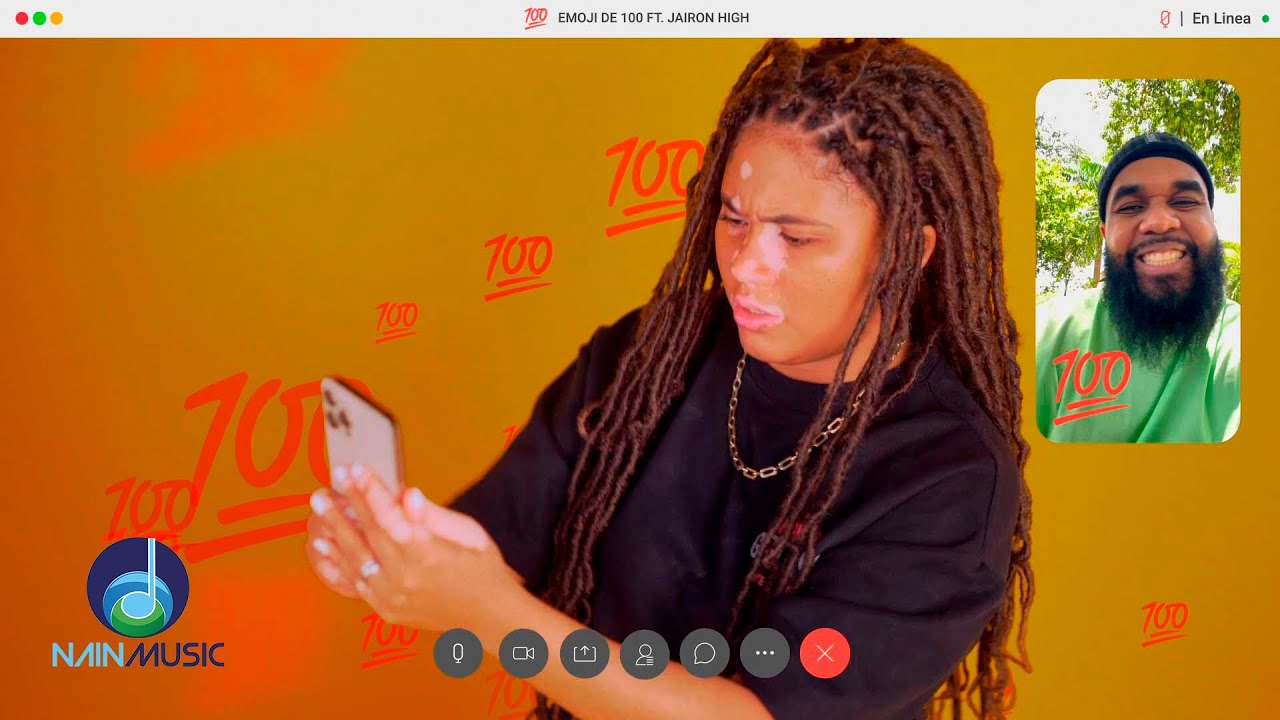Lizzy Parra x Jairon High |  Emoji de 100 (Visualizer)
