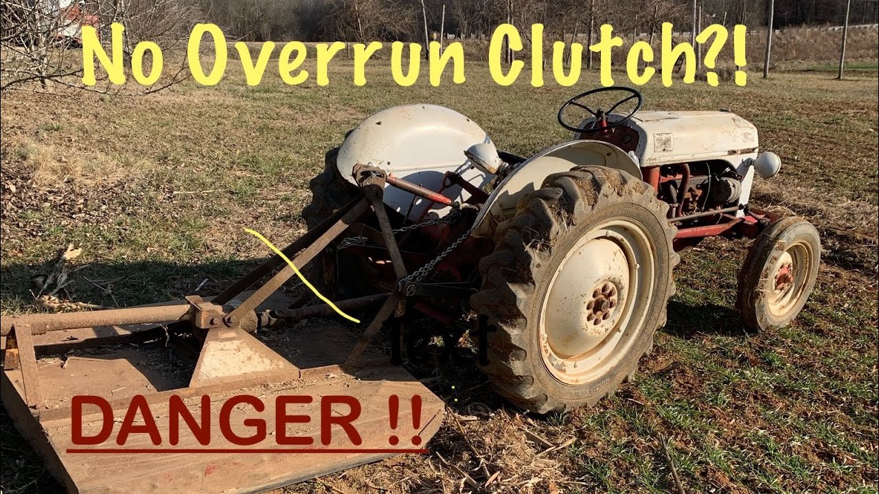 Bush Hogging With NO Overrun Clutch!? [[Danger!]]