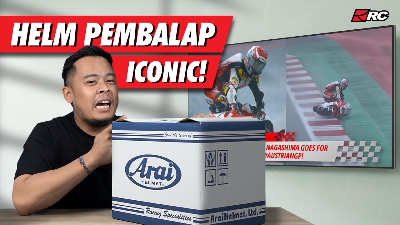 UNBOXING ARAI RX7X NAGASHIMA ‼️ AKHIRNYA HELM DARI PEMBALAP ICONIC INI RELEASE 🔥