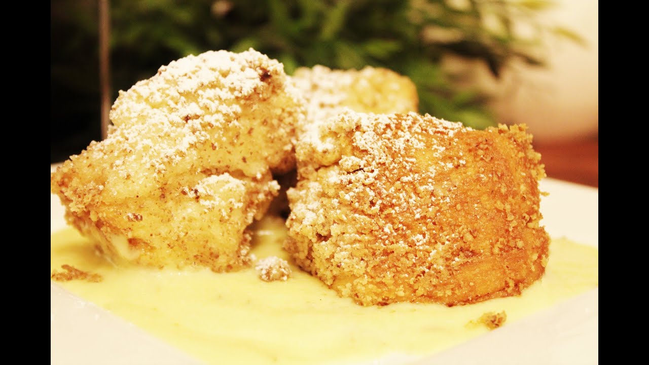 Golden Galushka with Vanilla Custard (Aranygaluska Vanília Sodóval)