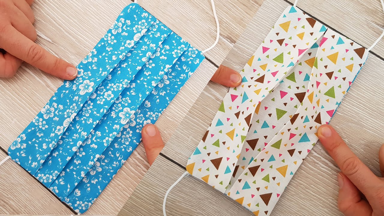 Face Mask Sewing Training / How to Make a Face Mask with Filter Pocket / DIY Cotton Fabric Face Mask