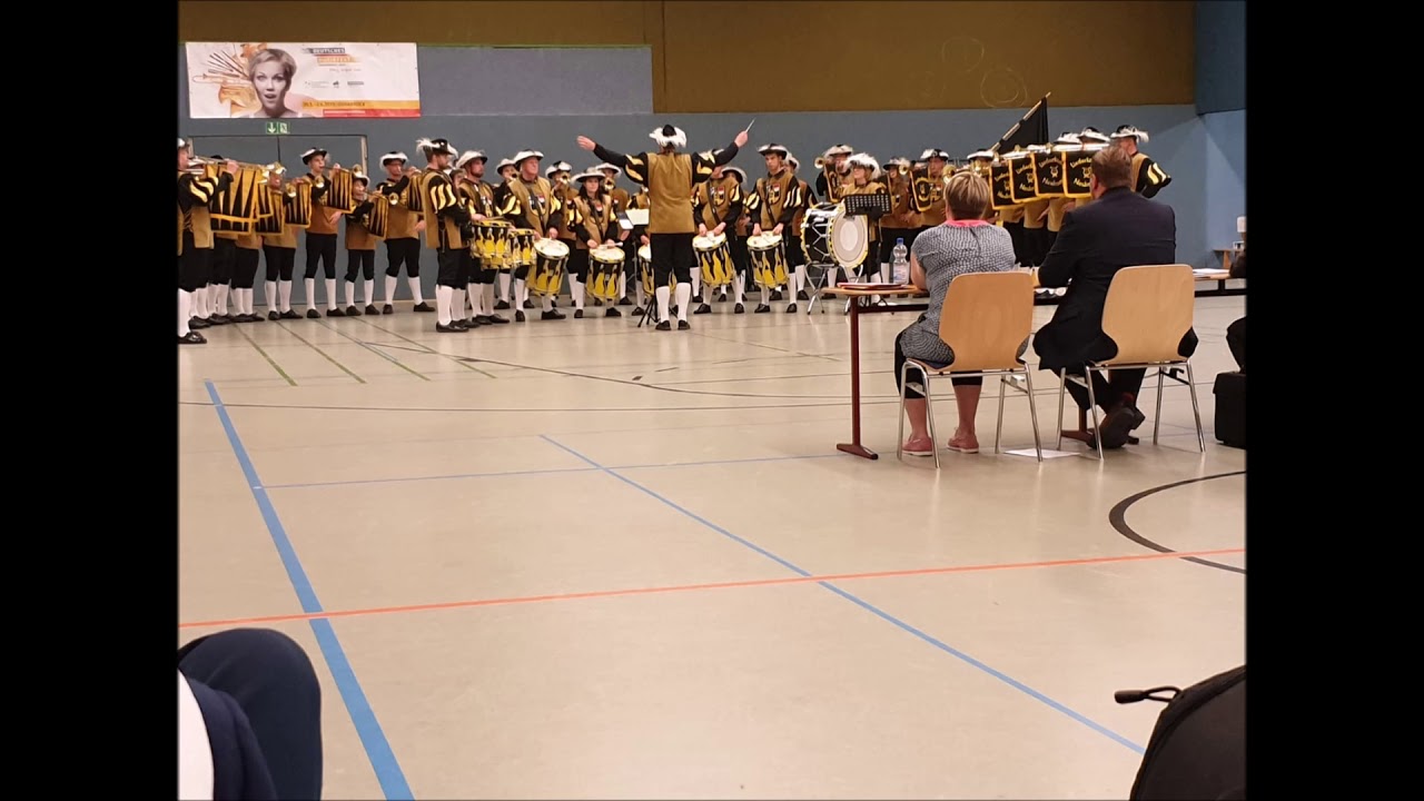 Deutsche Meisterschaft 2019 in Osnabrück/ 3. Platz: Fanfarenzug Neubrunn mit 91 Punkten