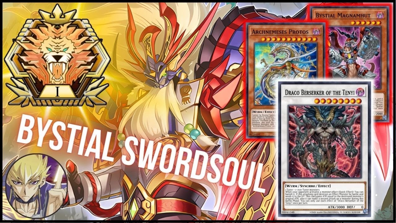 Master Rank BYSTIAL SWORDSOUL Deck TEARS Through Ladder! Replays + Decklist (Yu-Gi-Oh! Master Duel)