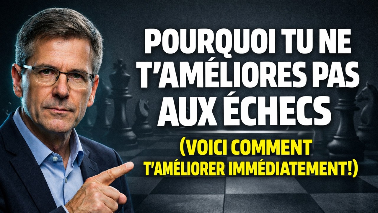 Pourquoi tu ne t'améliores pas aux échecs (Voici comment t'améliorer IMMÉDIATEMENT !)