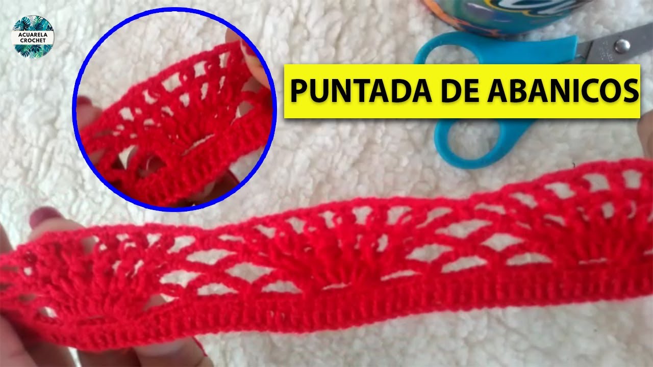 COMO HACER LA “PUNTADA DE ABANICOS” 😍 | BIEN EXPLICADO | Tejidos A Crochet