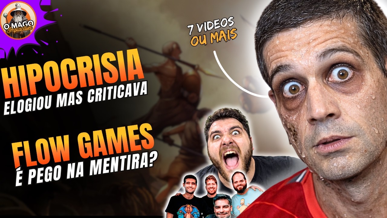 FLOW GAMES É DETONADO NAS REDES APÓS DEFENDER O QUE ANTES CRITICAVA | NOVO GOD OF WAR É UM LIXO?