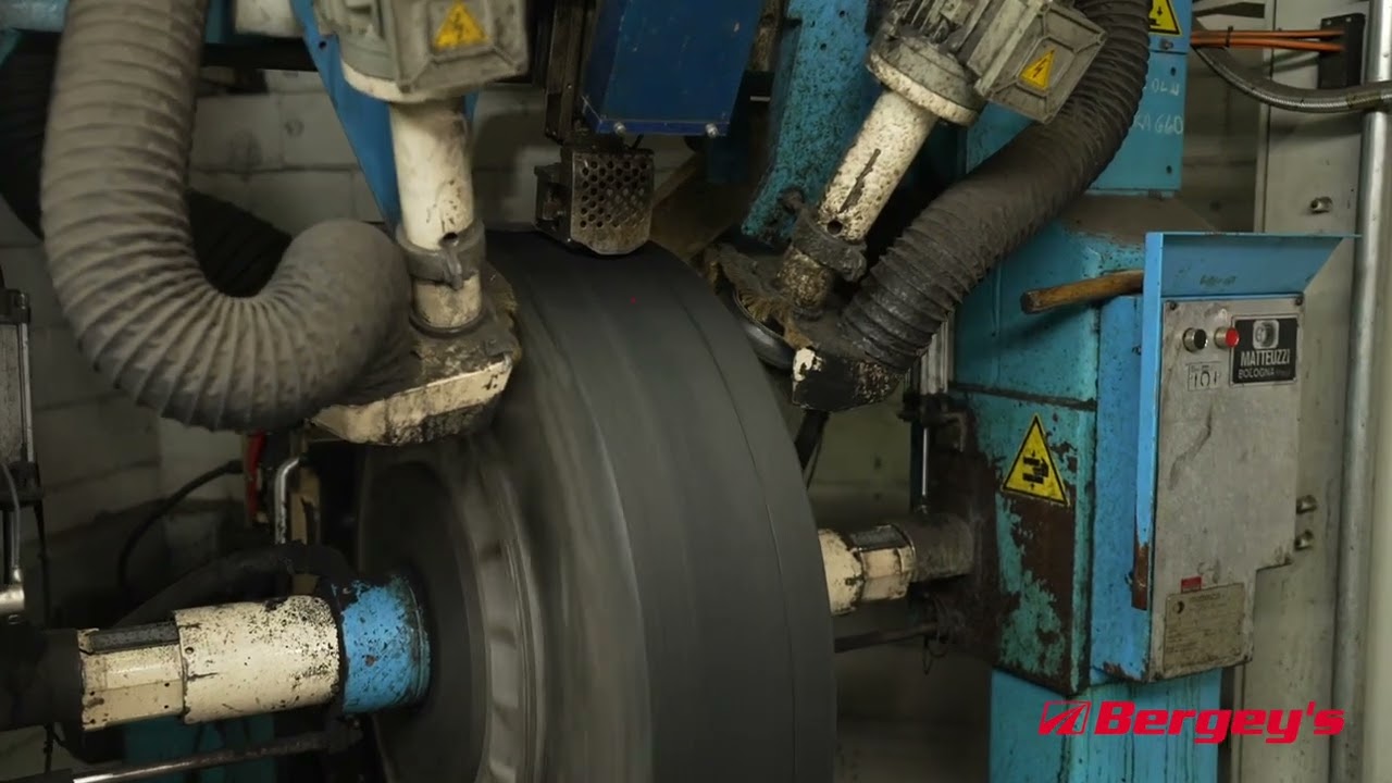 Retread Tire Plant Tour - Buffing of Casing