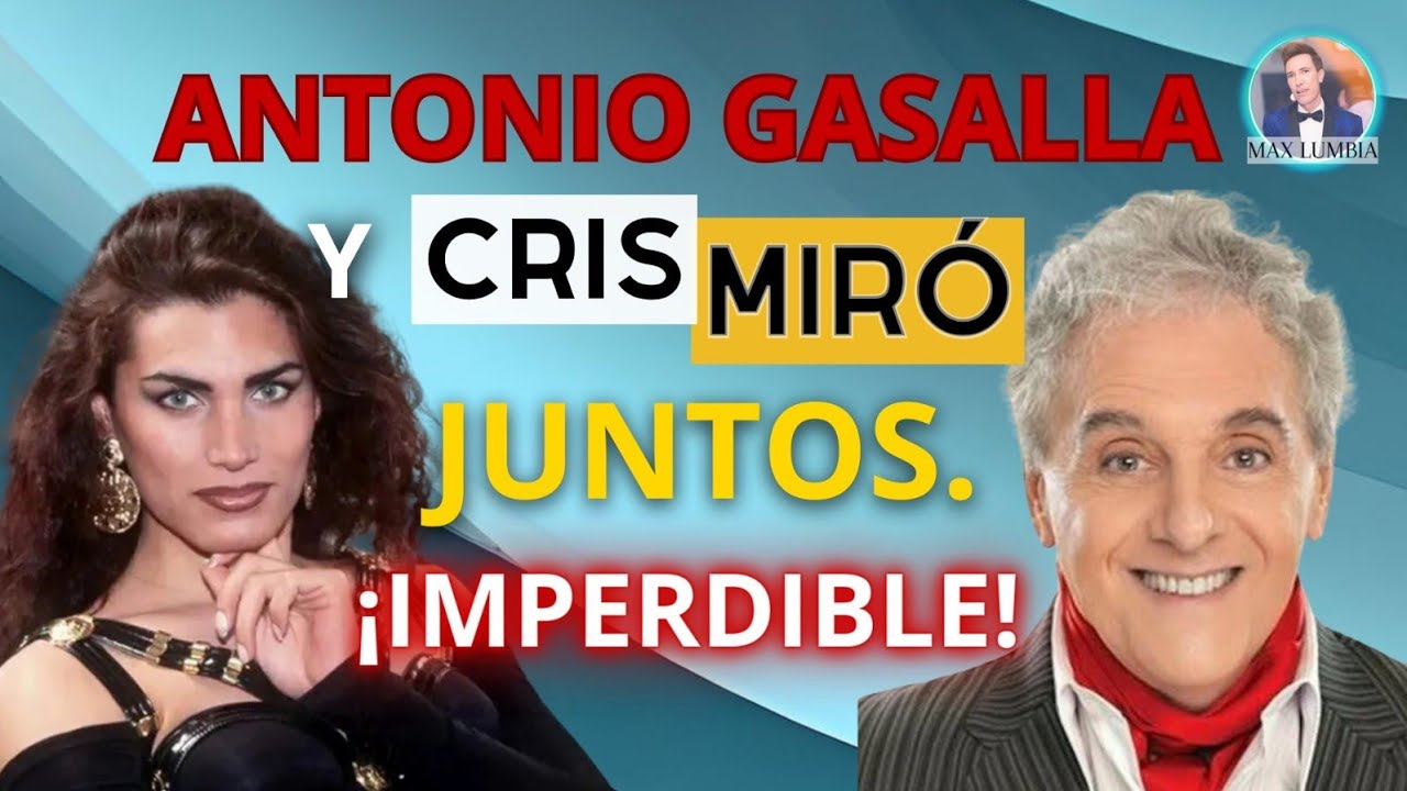 CONOCE A CRIS MIRO LA PRIMERA VEDETTE TR@NS DE ARGENTINA INVITADA AL PROGRAMA DE ANTONIO GASALLA.