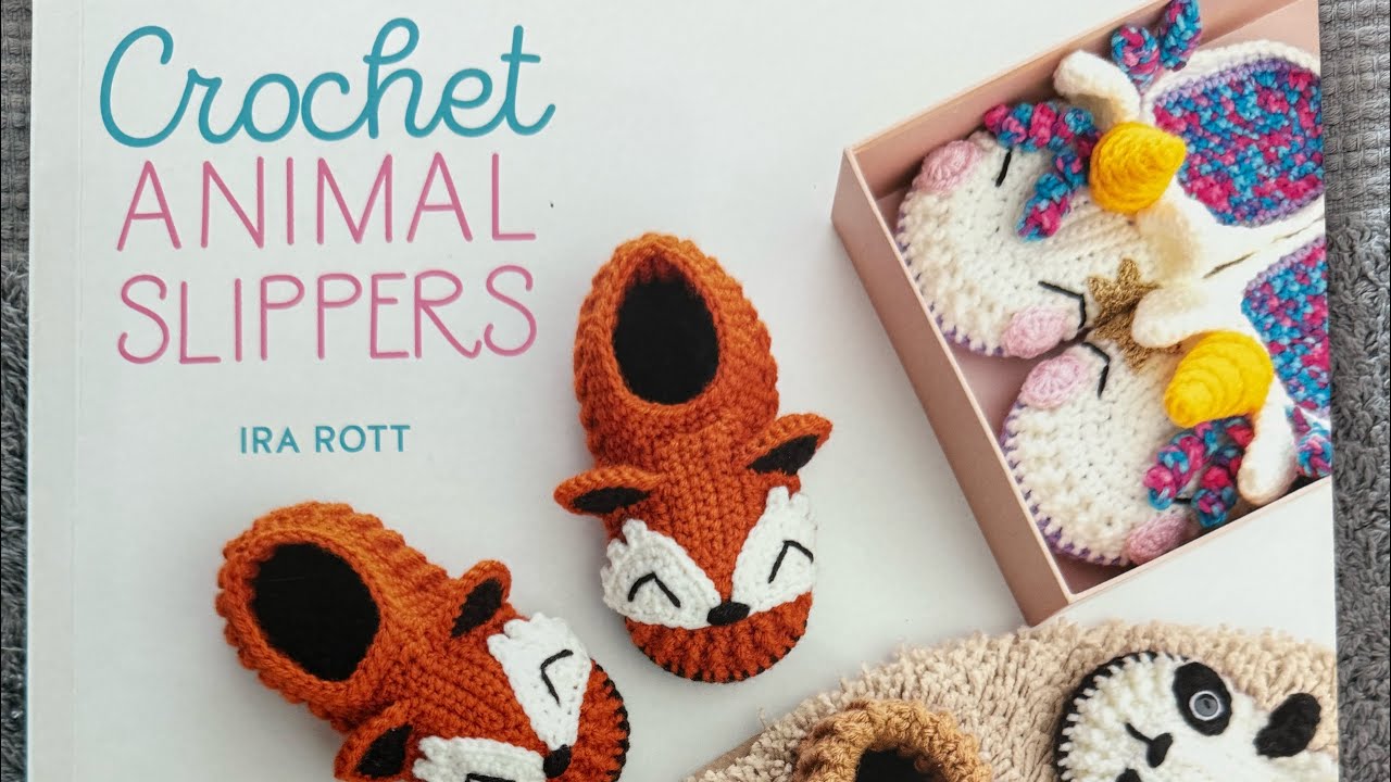 CROCHET Animal Slippers Book