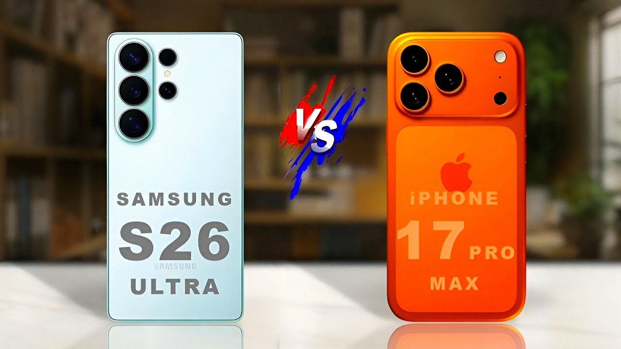 Samsung Galaxy S26 Ultra vs iPhone 17 Pro Max⚡Full Comparison | Camera, Gaming, Battery, Speed Test!